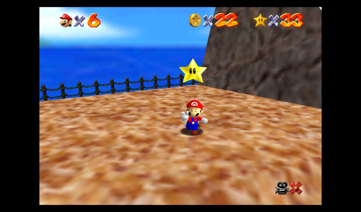 Super Mario 64 Tall, Tall Mountain Screenshot 1