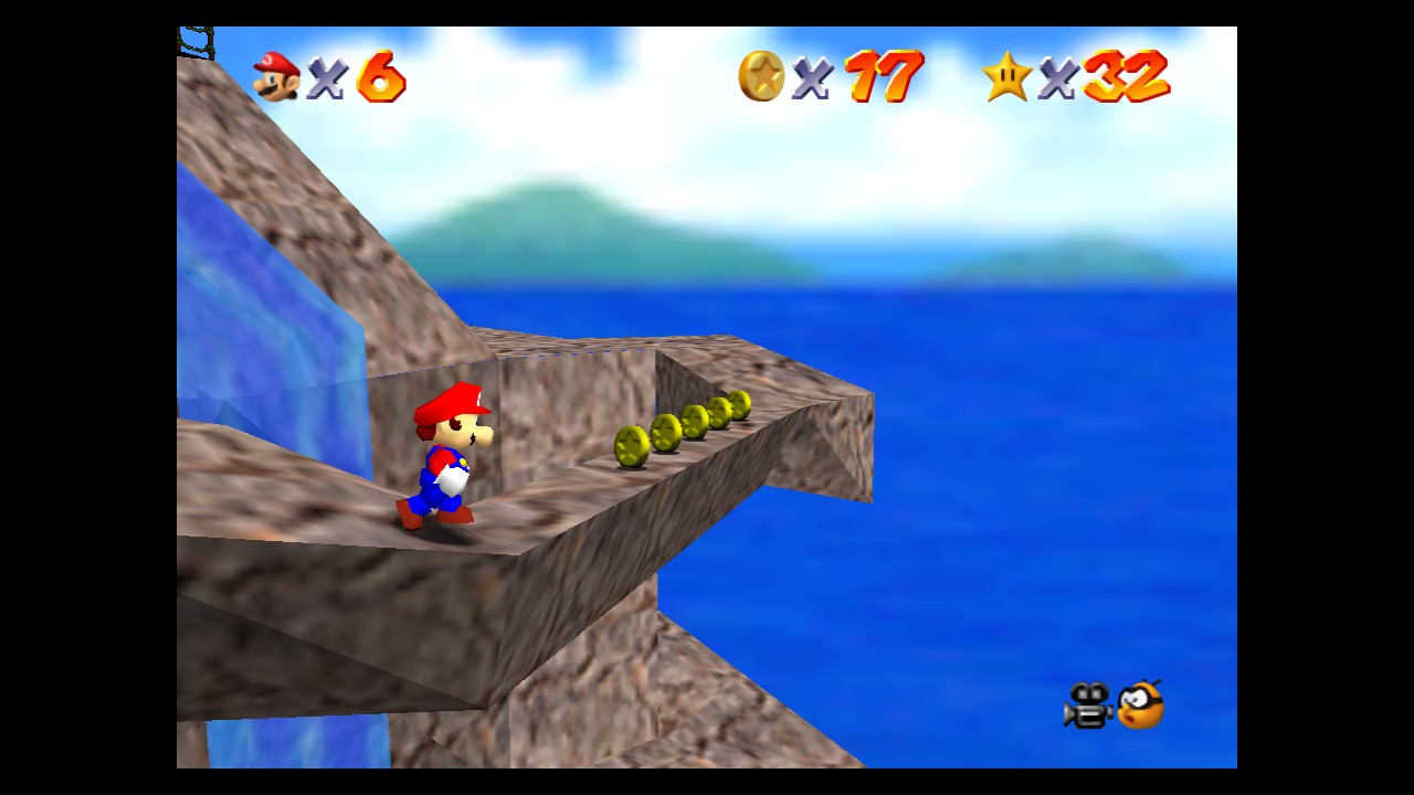 Super Mario 64 Tall, Tall Mountain Screenshot 2