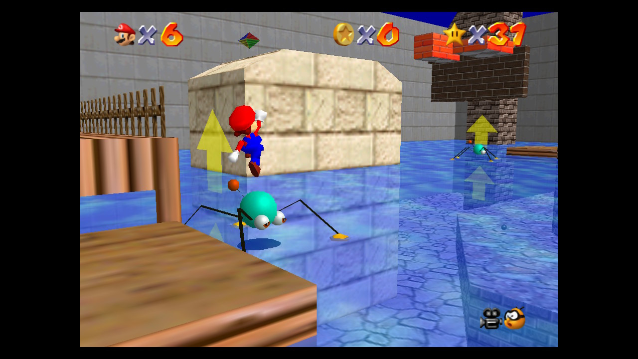 Super Mario 64 Wet-Dry World Screenshot 2