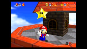 Super Mario 64 Whomp's Fortress Screenshot 1