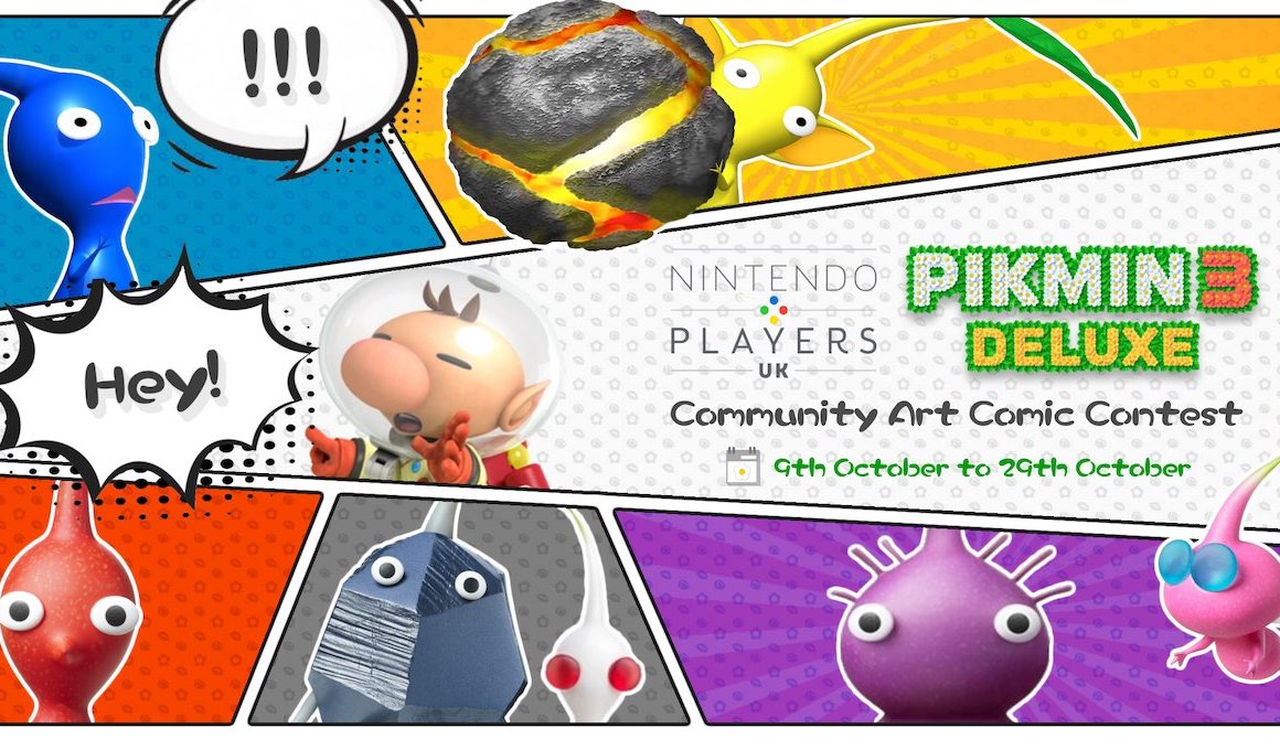 Nintendo Players UK Pikmin 3 Deluxe Community Art Comic Contest Banner