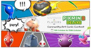 Nintendo Players UK Pikmin 3 Deluxe Community Art Comic Contest Banner