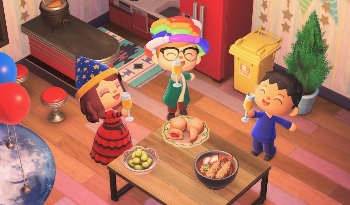 Animal Crossing: New Horizons New Year's Screenshot