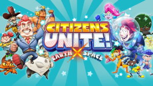 Citizens Unite!: Earth X Space Logo