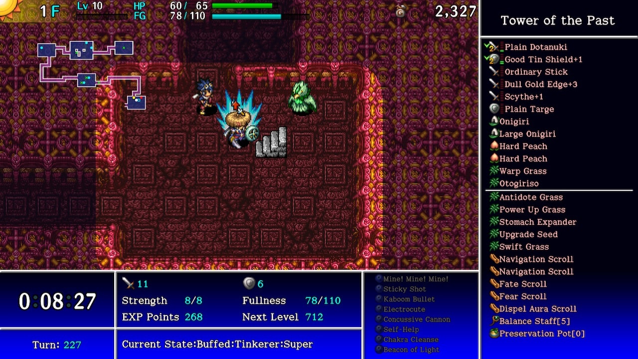 shiren the wanderer the tower of fortune and the dice of fate review screenshot 3