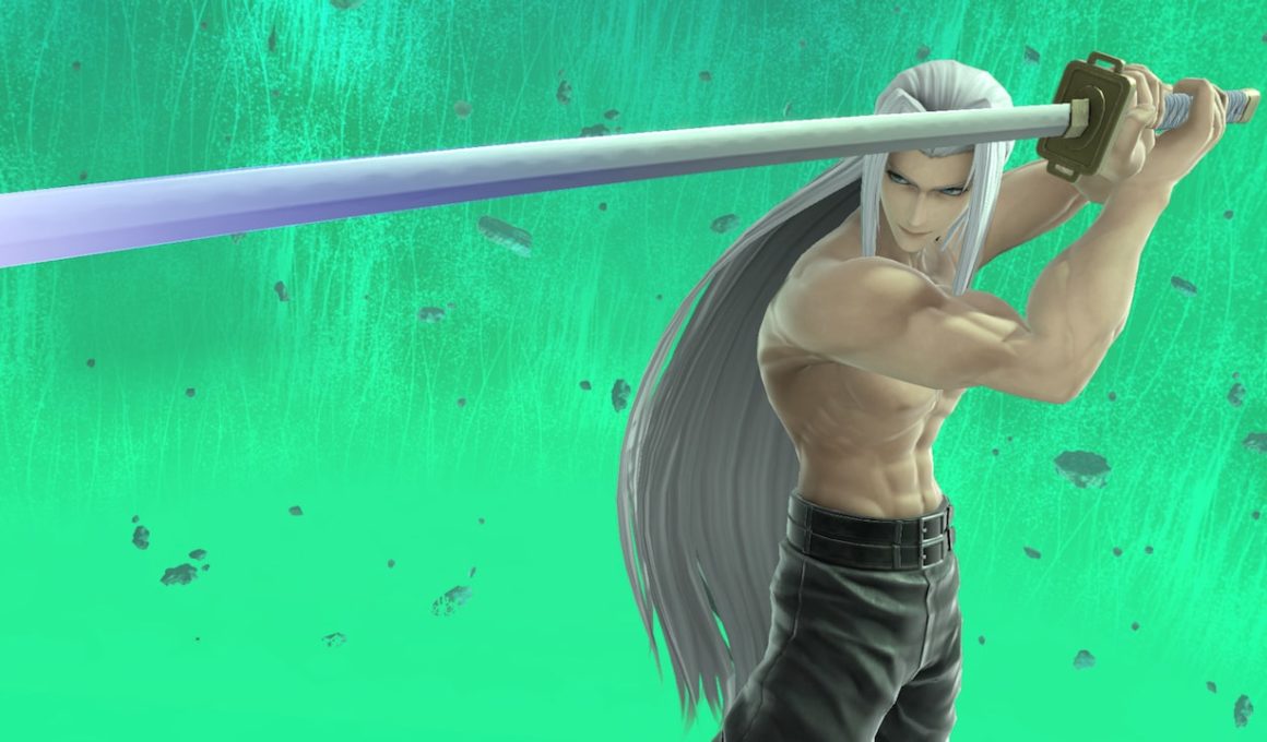 Shirtless Sephiroth Super Smash Bros. Ultimate Screenshot