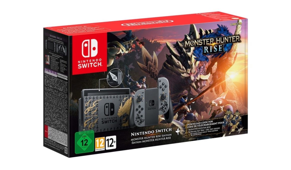 Nintendo Switch Monster Hunter Rise Edition Box Art