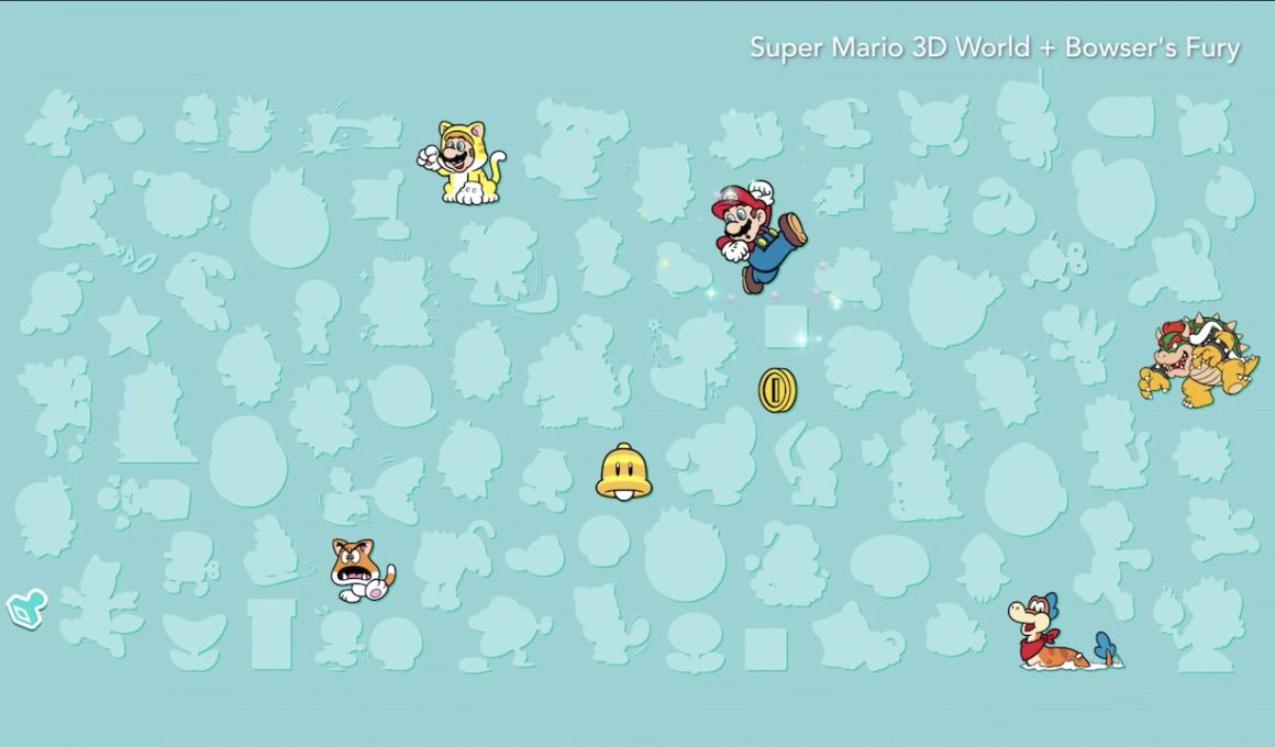 Super Mario 3D World Stamp Collection Screenshot