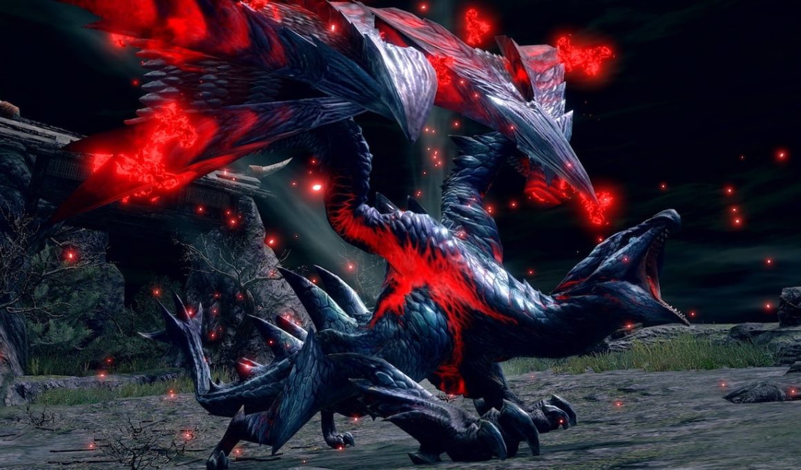 Monster Hunter Rise Crimson Glow Valstrax Screenshot