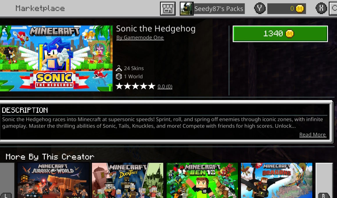 Minecraft Sonic The Hedgehog Pack Screenshot