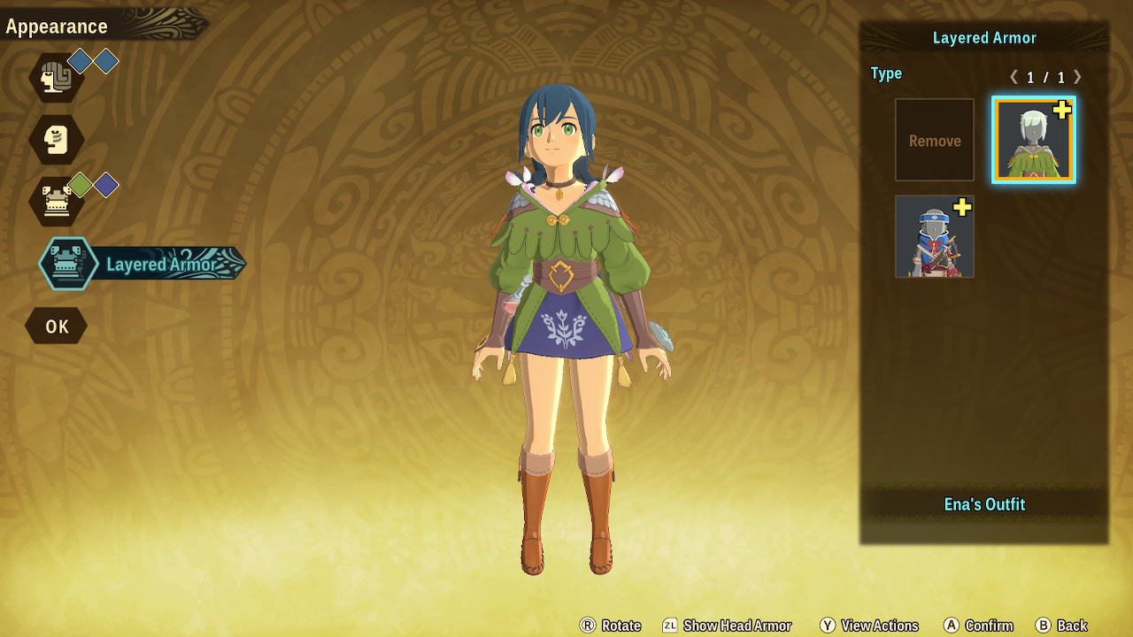 Monster Hunter Stories 2 Ena's Outfit Screenshot