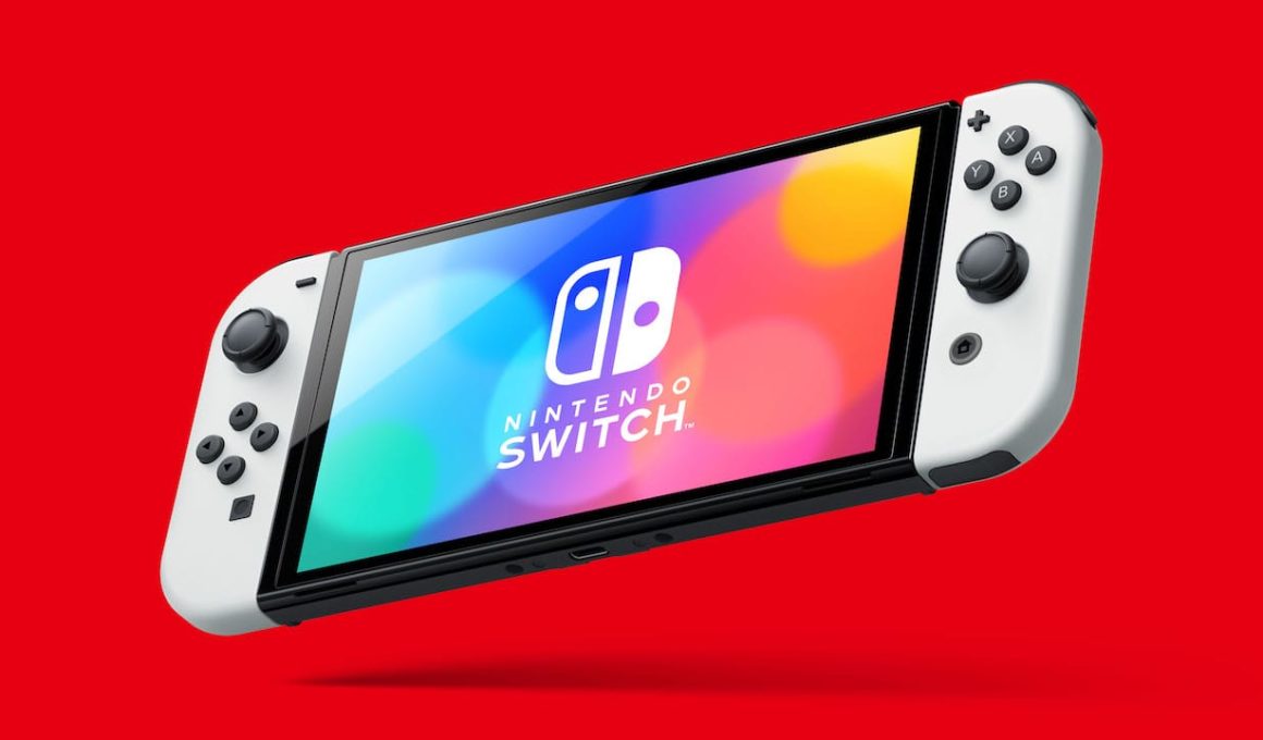 White Nintendo Switch OLED Model Photo