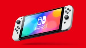 White Nintendo Switch OLED Model Photo