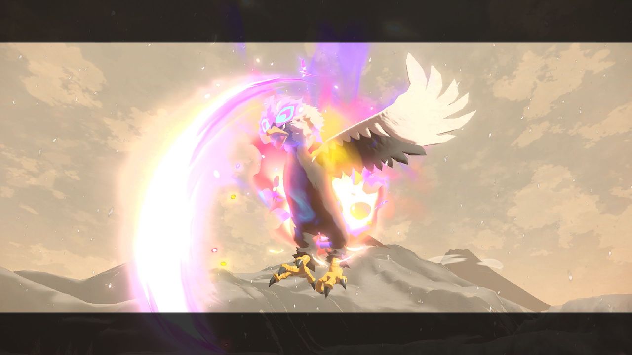 Screenshot of Hisuian Braviary in Pokémon Legends: Arceus