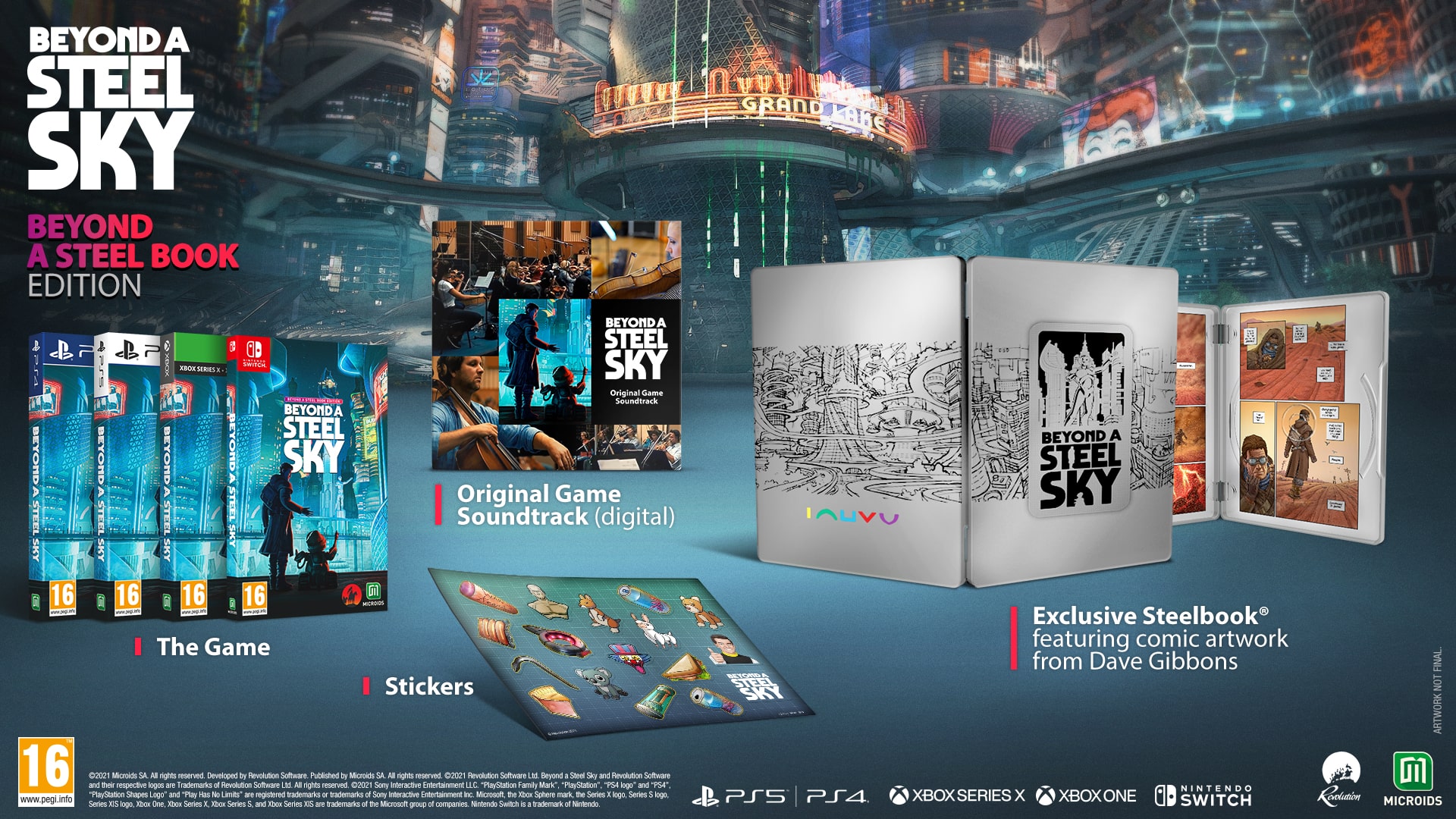A photo of the Beyond A Steel Sky SteelBook Edition