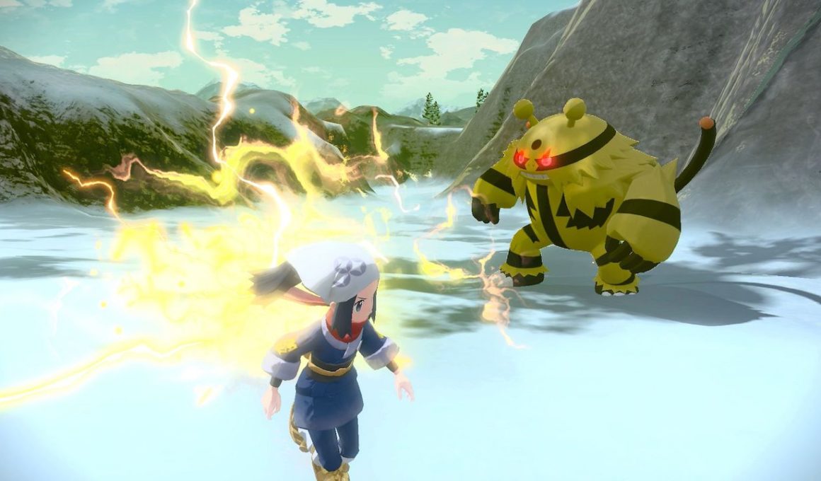 Pokémon Legends: Arceus Alpha Pokémon Screenshot