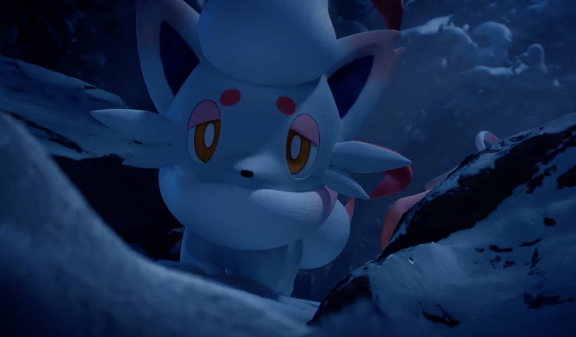 Hisuian Zorua Pokémon Legends Arceus Screenshot