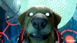 A screenshot of Cosmo in Marvel's Guardians of the Galaxy