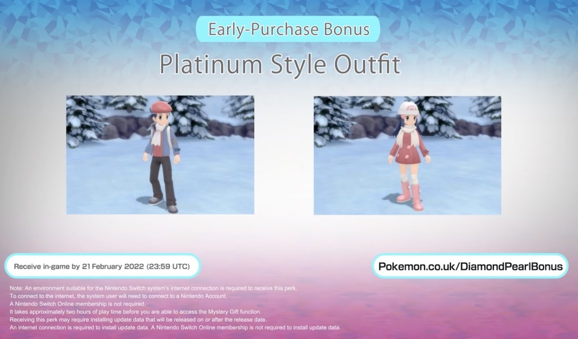 Pokémon Brilliant Diamond And Shining Pearl Platinum Style Outfit Screenshot