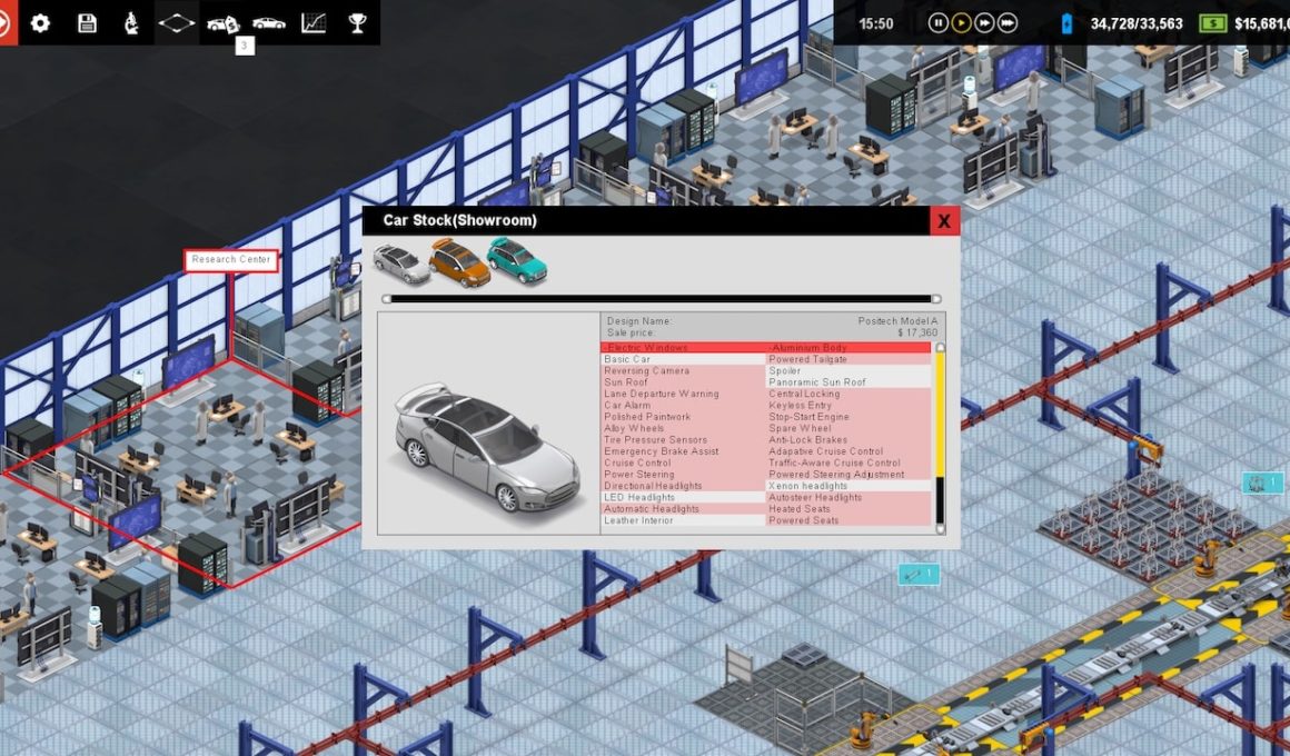 Production Line Screenshot