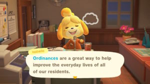 Animal Crossing New Horizons Ordinances: What They Do Animal Crossing New Horizons Ordinances Screenshot