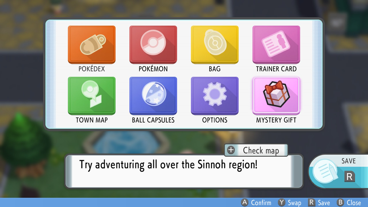 Pokémon Brilliant Diamond And Shining Pearl Mystery Gift Screenshot 1
