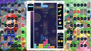 Tetris 99 Mario Party Superstars Theme Screenshot