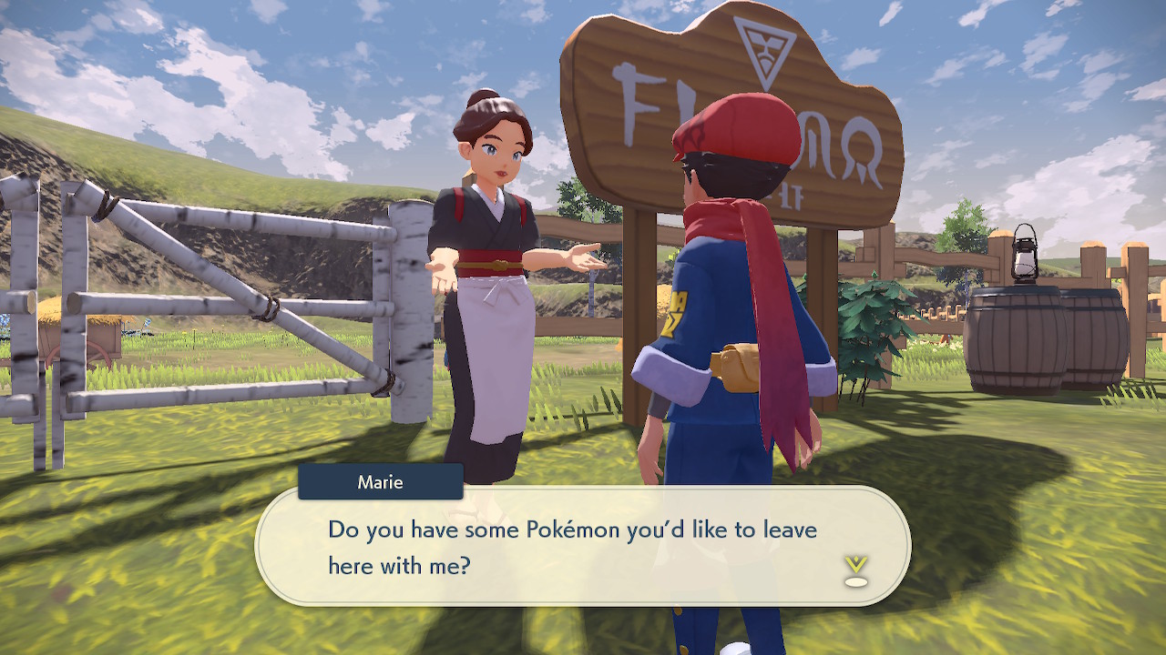Pokémon Legends: Arceus Marie Screenshot