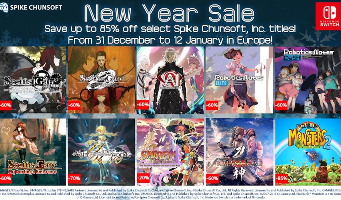 Spike Chunsoft New Year Sale Image