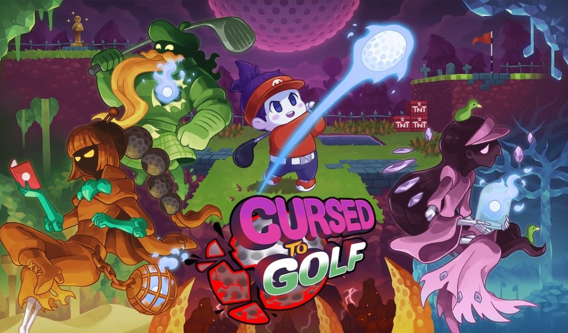 Cursed To Golf Logo