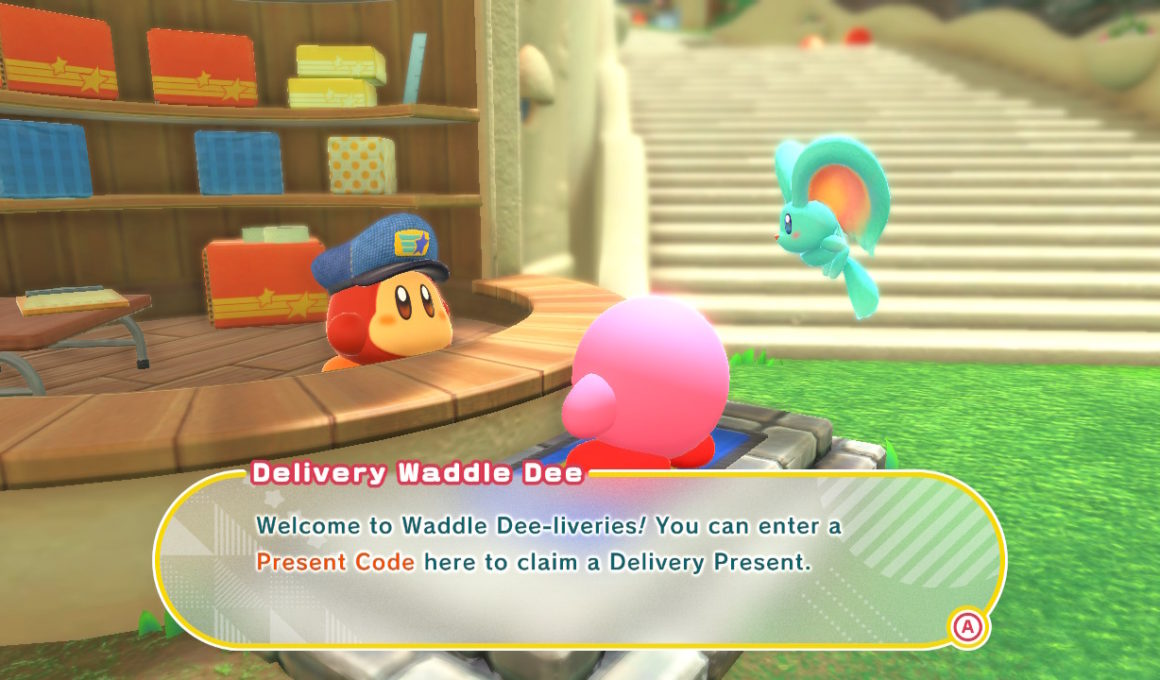 Kirby And The Forgotten Land Present Codes Screenshot