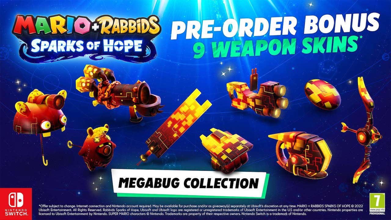 Mario Rabbids Megabug Mario + Rabbids Sparks Of Hope Pre-Order Bonus Revealed | Nintendo Insider