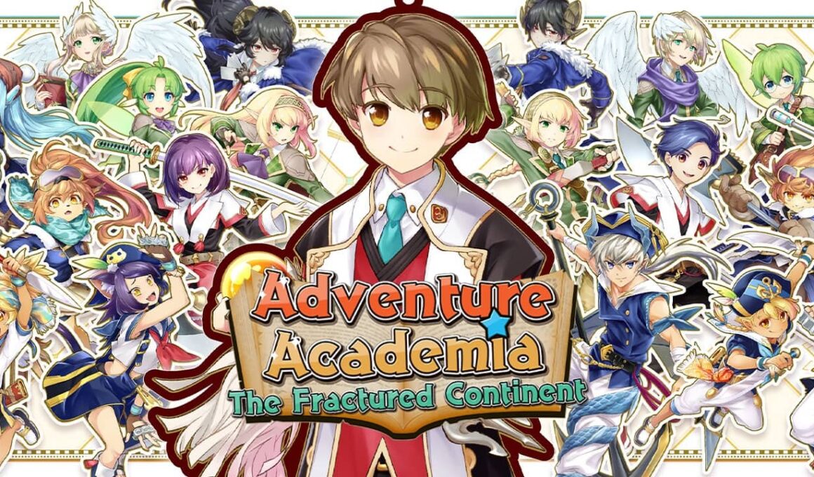 Adventure Academia: The Fractured Continent Logo