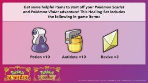 Amazon Pokémon Scarlet and Violet Preorder Bonus Image