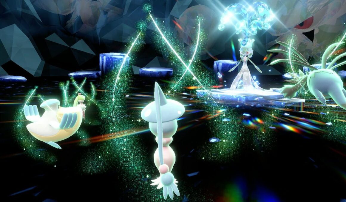 Pokémon Scarlet And Violet Tera Raid Battle Screenshot