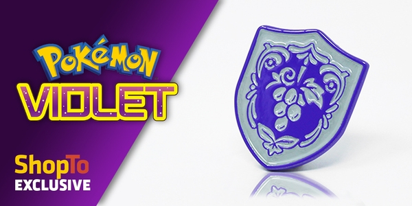 Pokémon Violet Pin Badge Photo