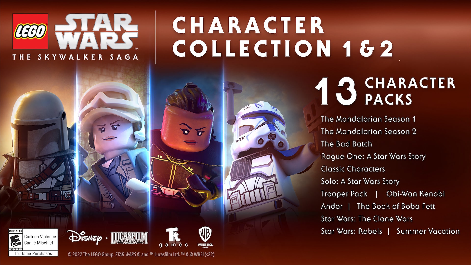 LEGO Star Wars: The Skywalker Saga Character Collection 1 And 2 Image