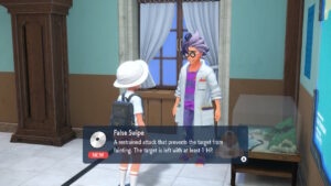 Pokémon Scarlet And Violet False Swipe Screenshot