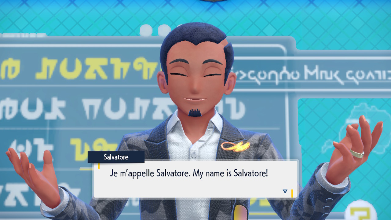 Pokémon Scarlet And Violet Languages Exam Screenshot