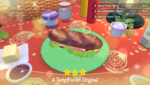 Pokémon Scarlet And Violet Sandwich Recipes Screenshot