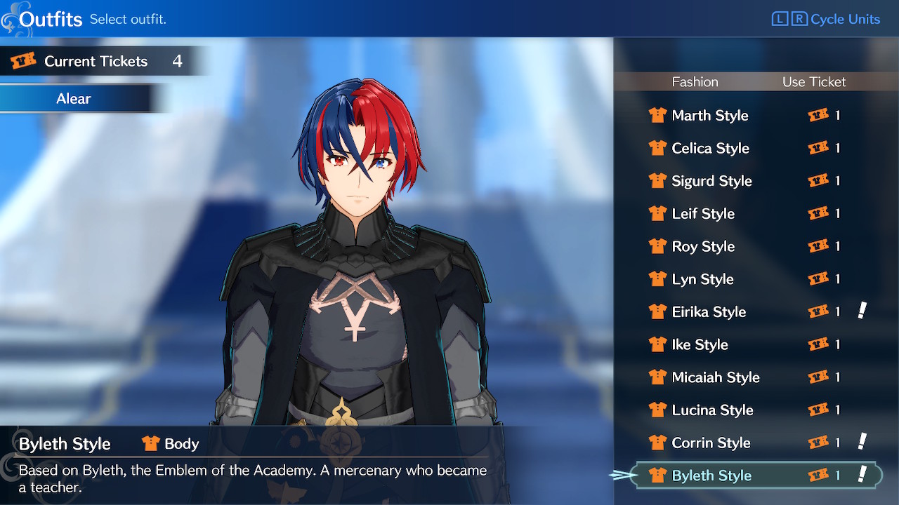 Fire Emblem Engage Byleth Style Outfit Screenshot