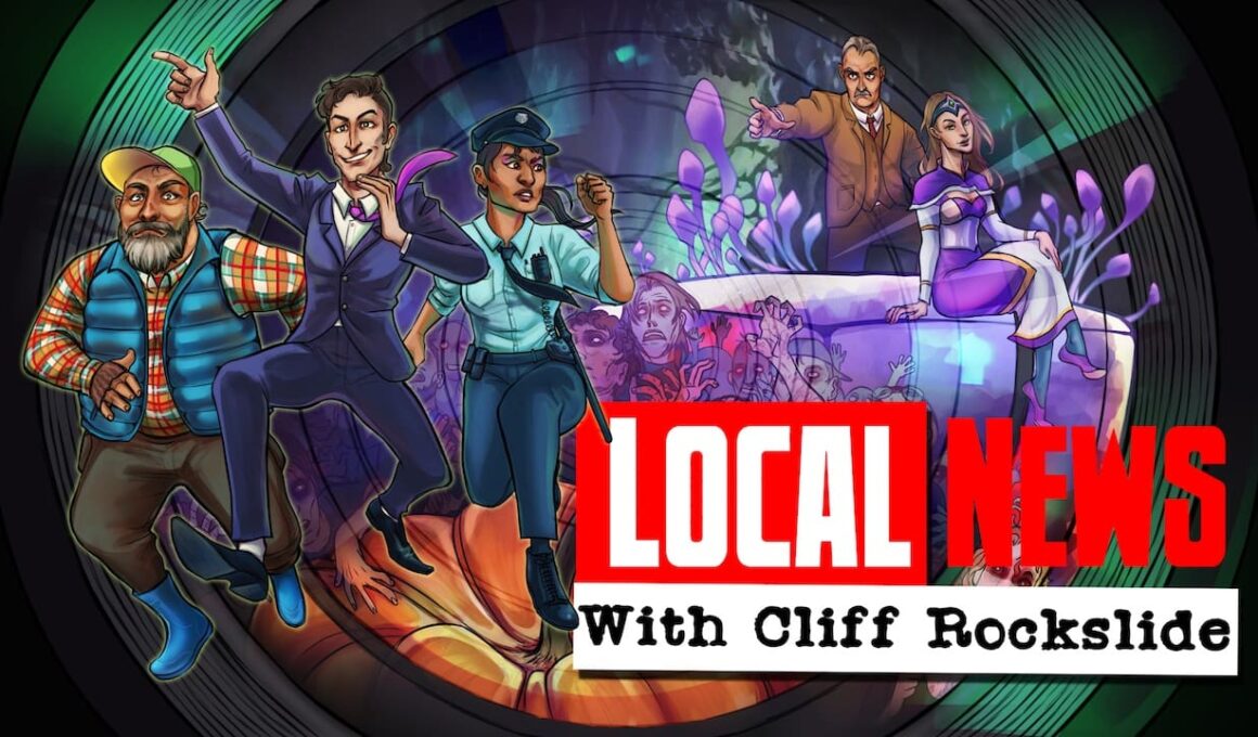 Local News With Cliff Rockslide Logo