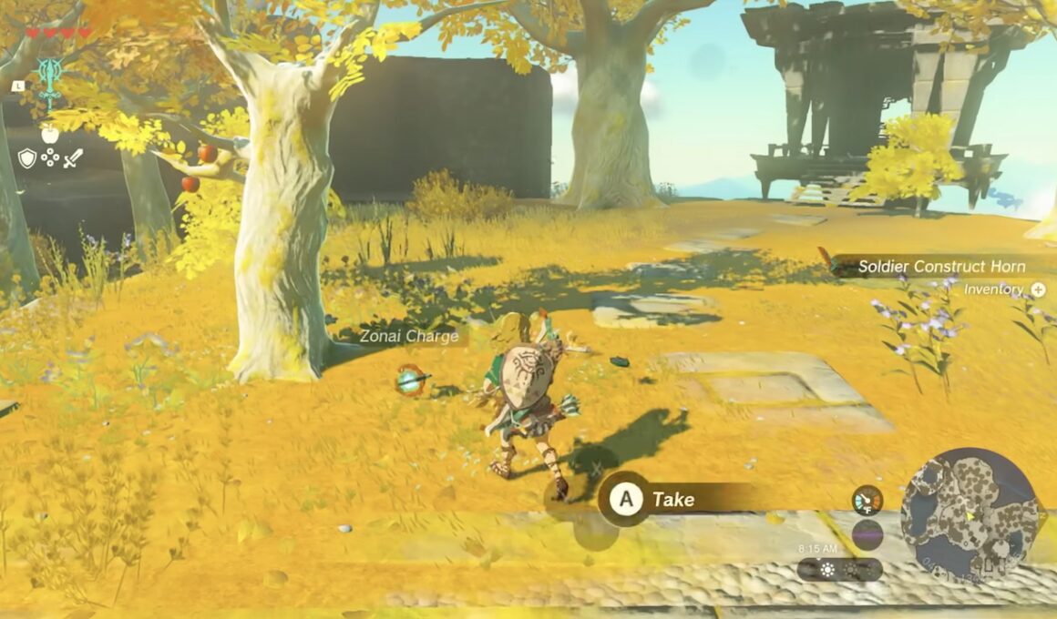 Zelda: Tears of the Kingdom Zonai Charge Screenshot