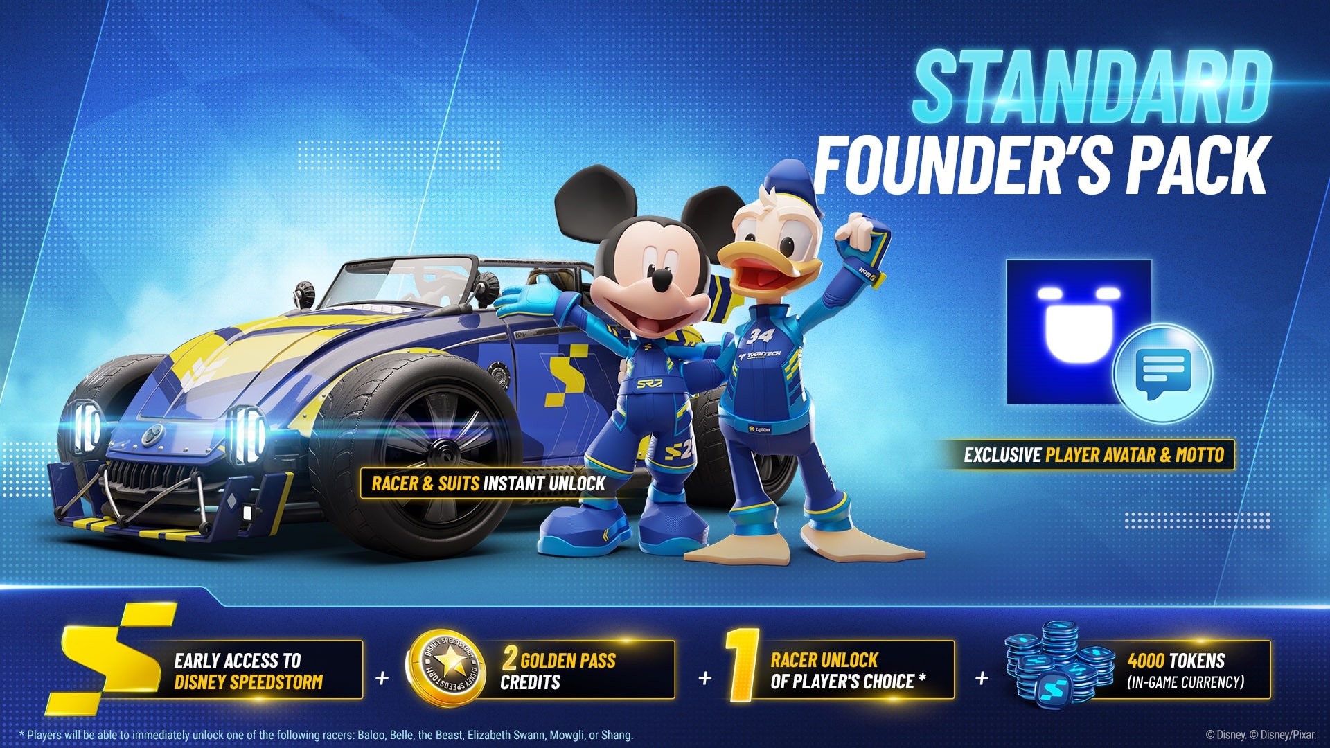 Disney Speedstorm Standard Founder's Pack Image