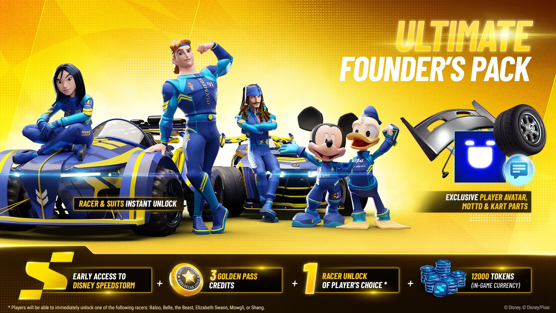 Disney Speedstorm Ultimate Founder's Pack Image