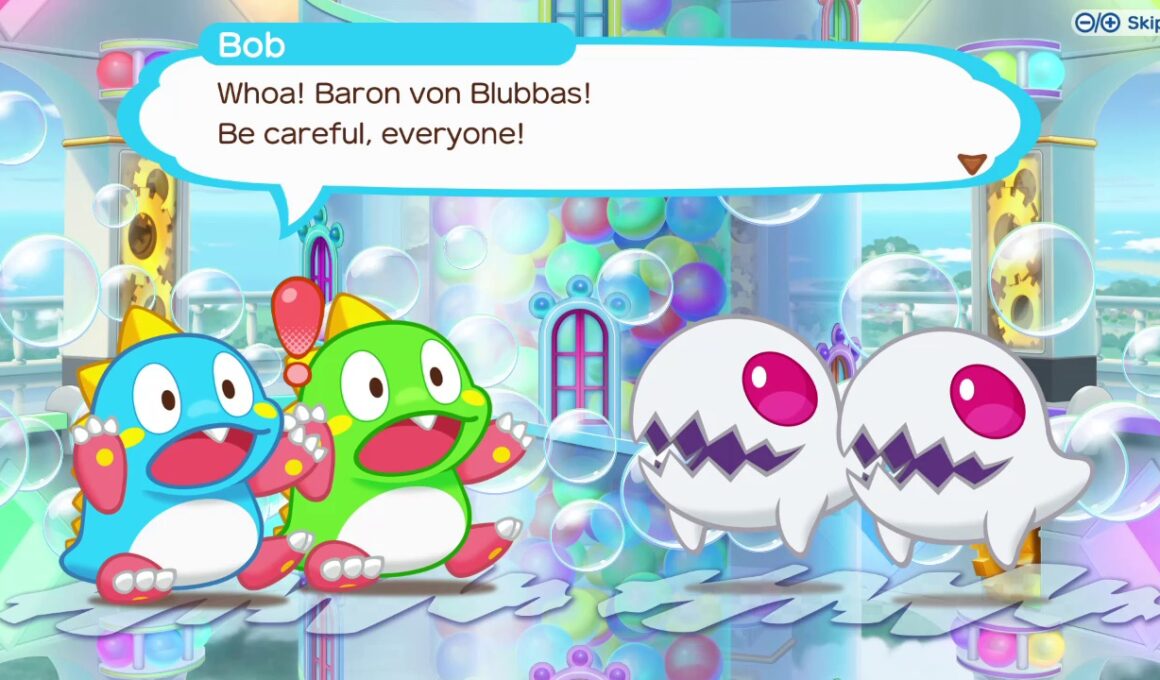 Puzzle Bobble Everybubble! Baron's Tower Screenshot
