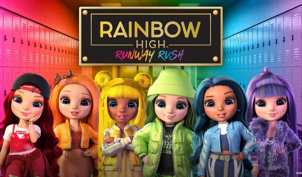 Rainbow High: Runway Rush Logo
