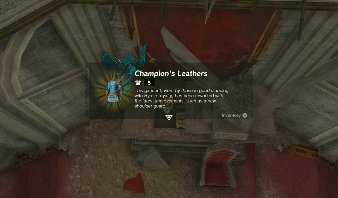 Zelda: Tears of the Kingdom Champion's Leathers Screenshot