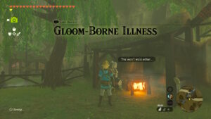 Zelda Tears of the Kingdom Gloom-Borne Illness Screenshot