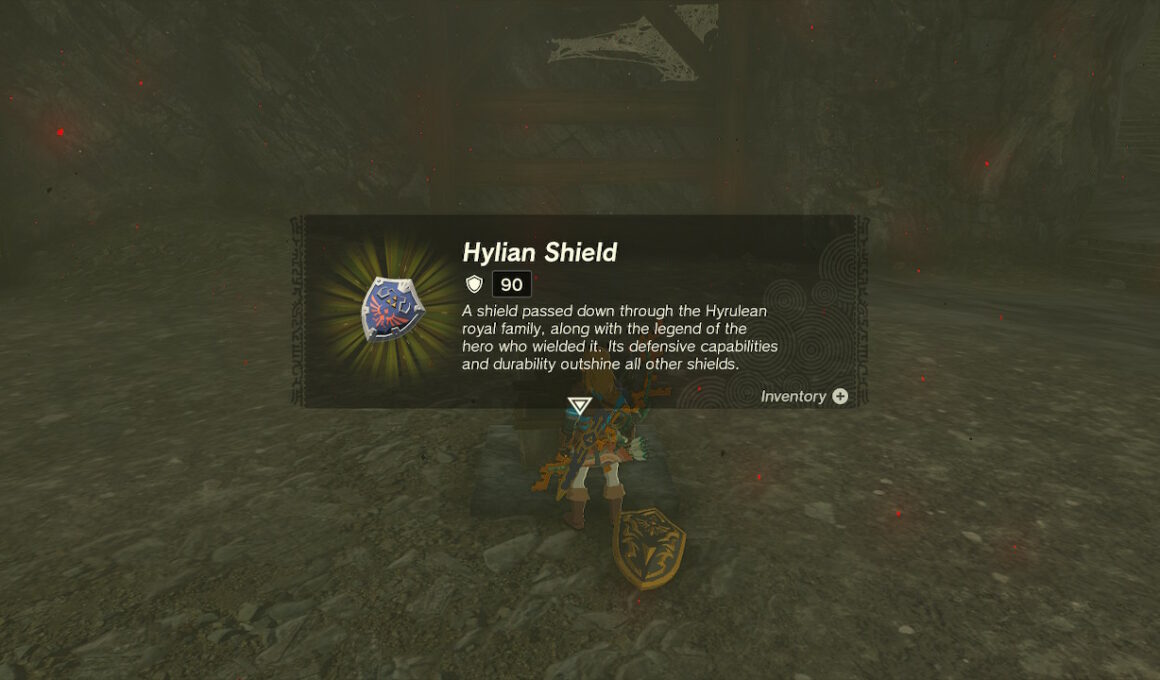 Zelda: Tears of the Kingdom Hylian Shield Screenshot